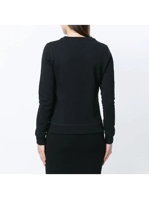 Свитер tiger head pattern long sleeves round neck hoodie black Kenzo — изображение 4 из 4, черный