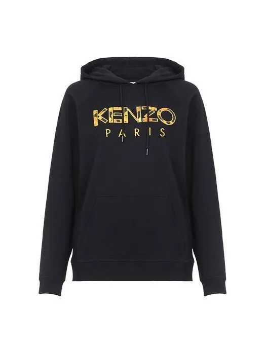 Свитер logo pattern cotton black Kenzo — изображение 1 из 4, черный