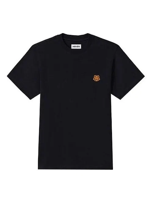Футболка small tiger head pattern t-shirt 'black' Kenzo — изображение 1 из 3, черный