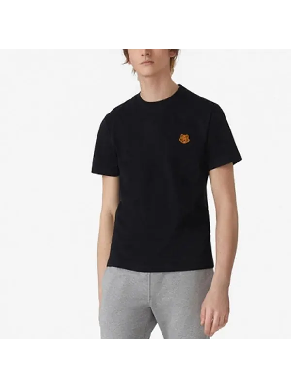 Футболка small tiger head pattern t-shirt 'black' Kenzo — изображение 2 из 3, черный