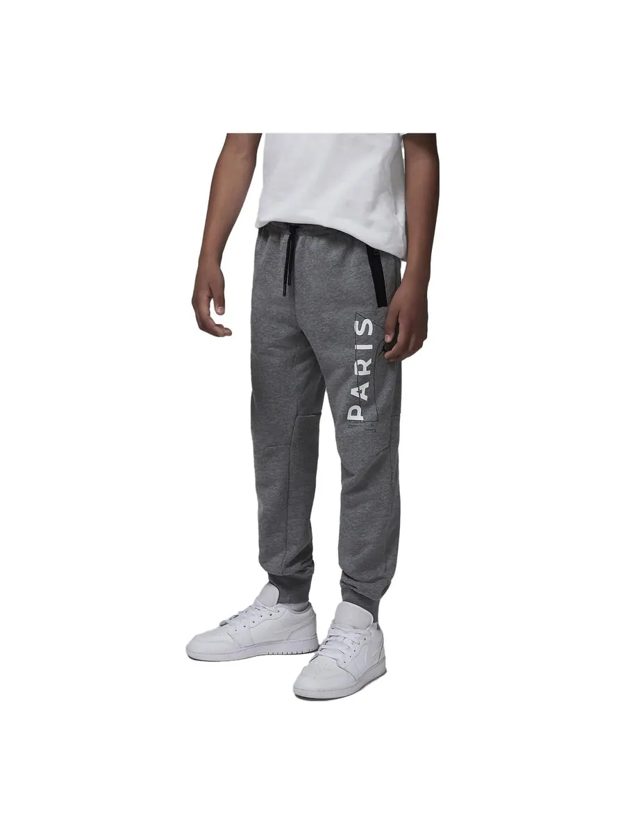 Спортивные брюки (GS) Air Jordan x Paris Saint-Germain French Terry Pants 'Dark Grey' — изображение 1 из 3, серый