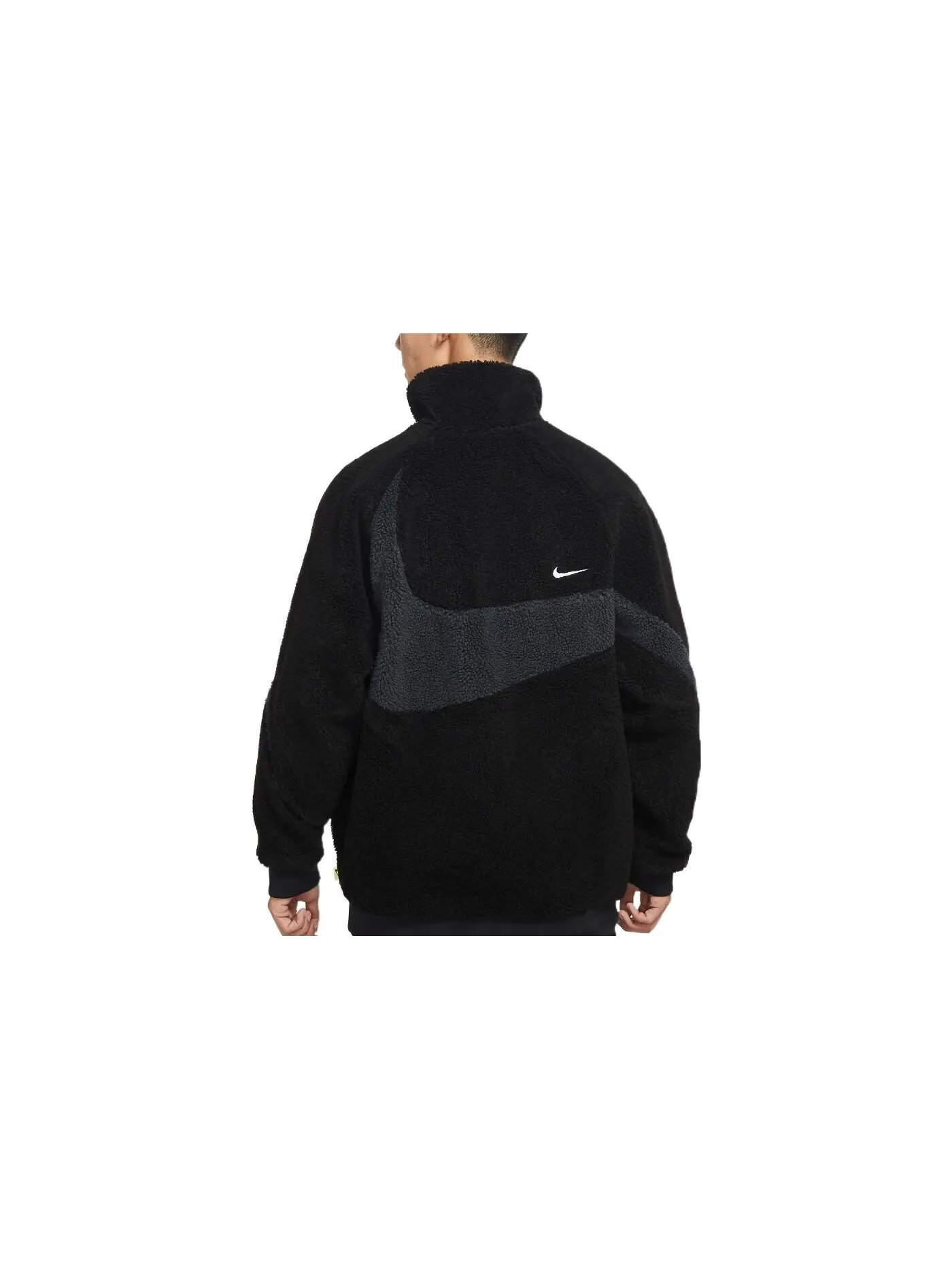 Куртка Nike Swoosh 2-Way Fleece — изображение 4 из 6, черный