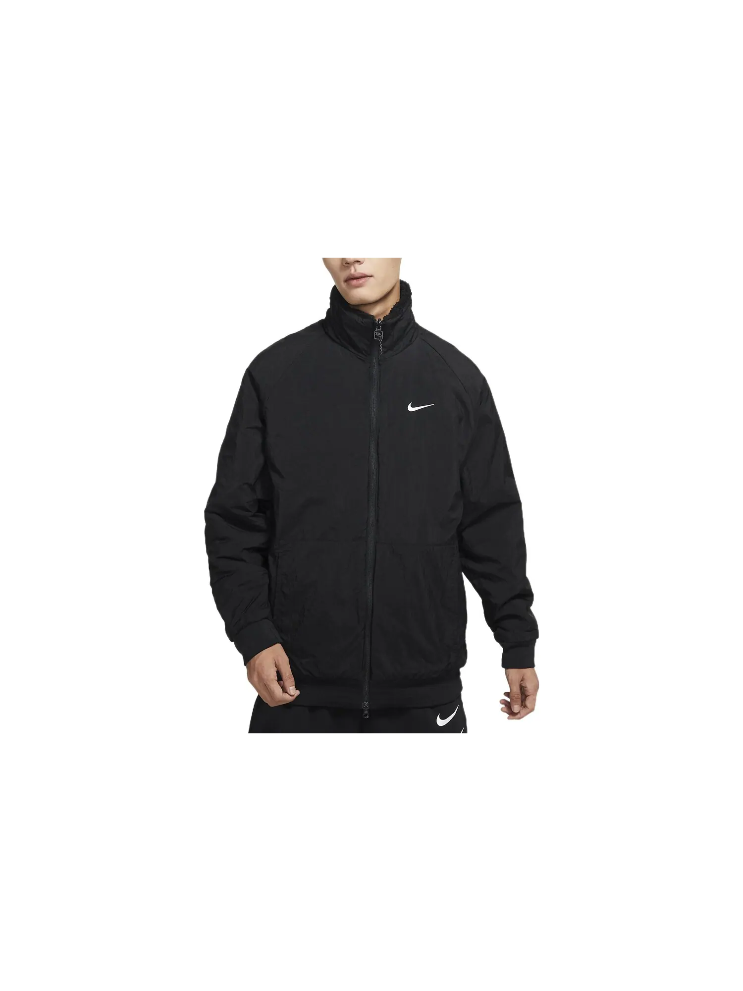 Куртка Nike Swoosh 2-Way Fleece — изображение 5 из 6, черный
