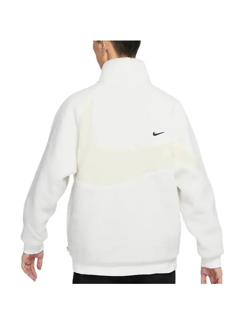 Куртка Nike Swoosh 2-Way Fleece — изображение 5 из 5, белый