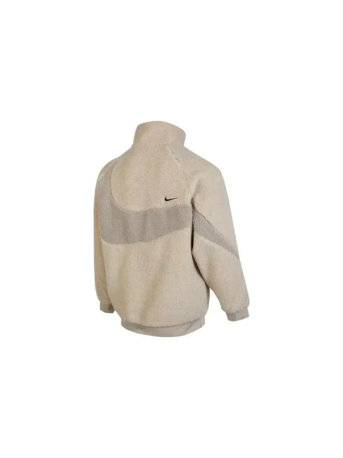 Куртка Nike Swoosh 2-Way Fleece — изображение 2 из 5, молочный белый
