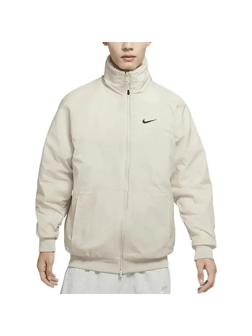 Куртка Nike Swoosh 2-Way Fleece — изображение 4 из 5, молочный белый