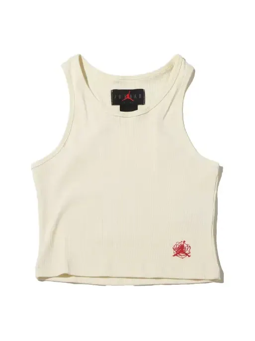 Спортивный топ (WMNS) Air Jordan x Teyana Taylor Tank Top 'Coconut Milk' FB2630-113 — изображение 1 из 3, кокосовое молоко