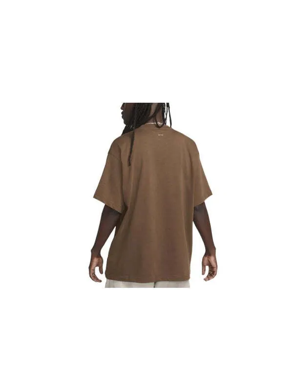 Футболка Nike Check Logo T-Shirt 'Cocoa' — изображение 4 из 4, мульти