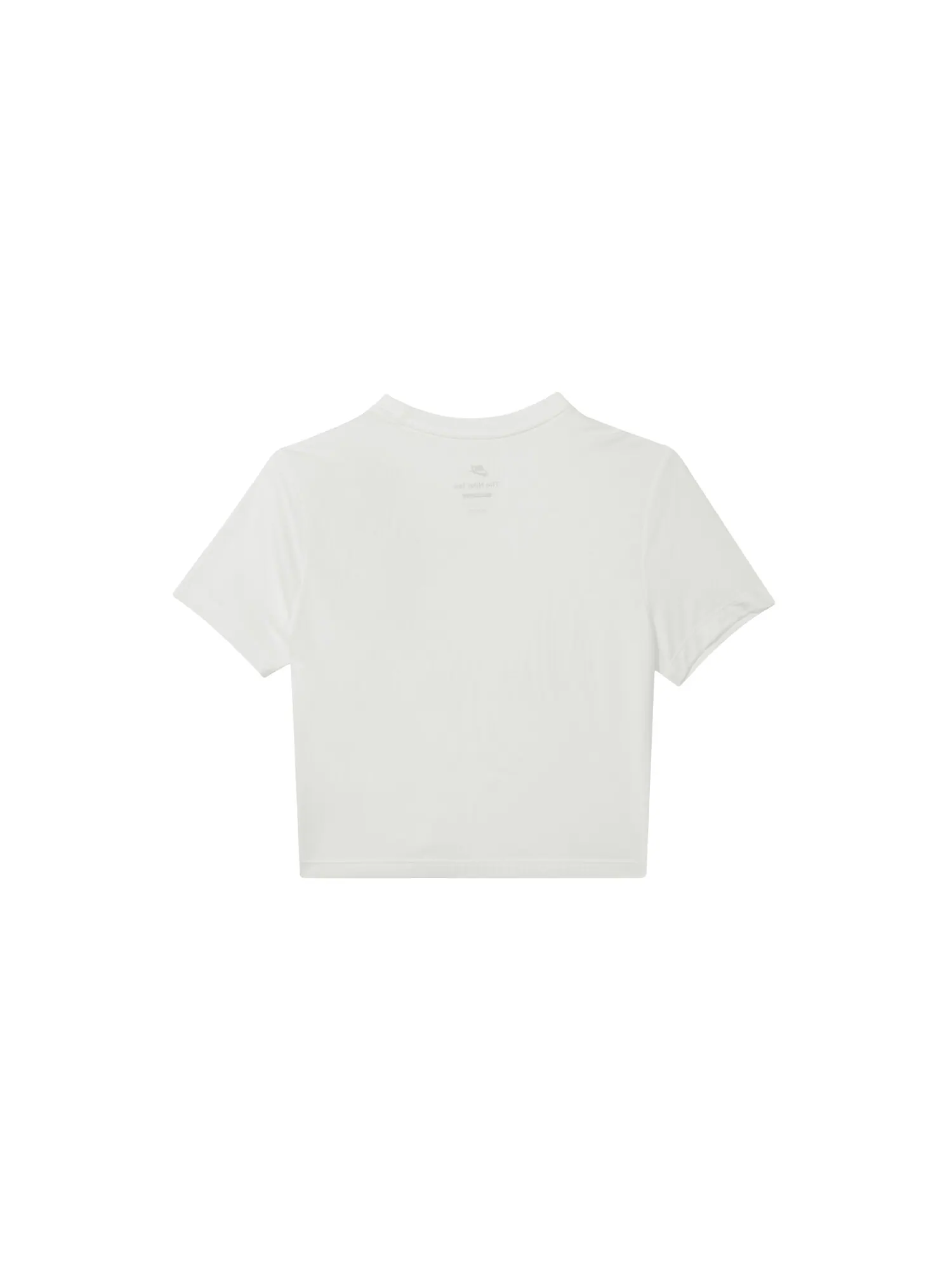 Футболка Nike Sportswear Essential Slim-Fit Crop FB2874-133 — изображение 2 из 4, белый