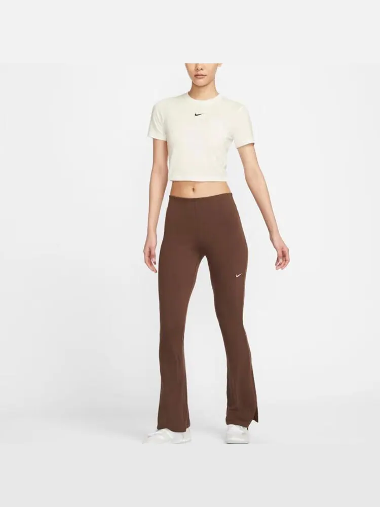 Футболка Nike Sportswear Essential Slim-Fit Crop FB2874-133 — изображение 3 из 4, белый