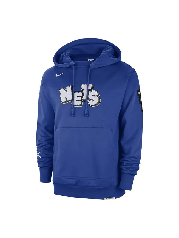 Толстовка Nike X Kaws X Brooklyn Nets City Edition Hoodie 'Blue' — изображение 1 из 3, синий