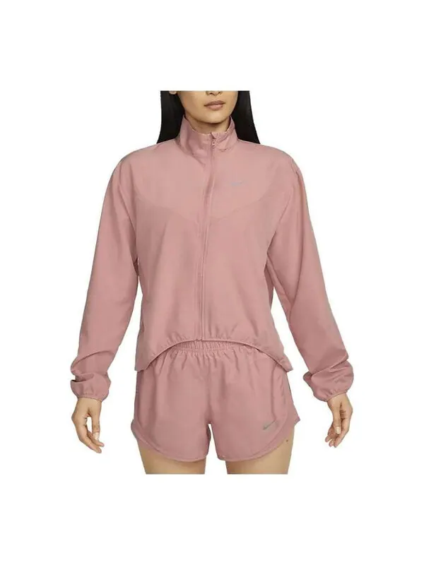 Куртка dri fit swoosh беговая куртка Nike — изображение 1 из 3, красный/розовый