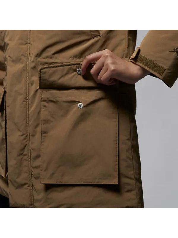 Пальто down parka coat 'tan' Air Jordan — изображение 3 из 4, бежевый