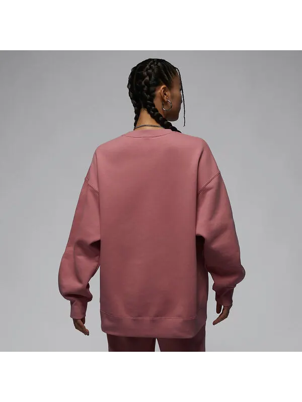 Толстовка с капюшоном Flight Fleece с круглым вырезом Air Jordan — изображение 3 из 3, розовый