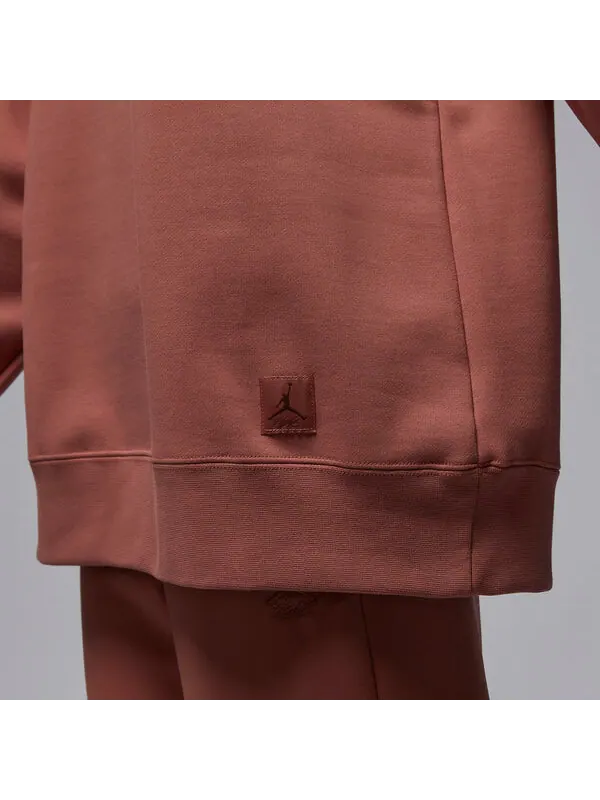 Толстовка с капюшоном Flight Fleece с круглым вырезом Air Jordan — изображение 2 из 3, оранжевый