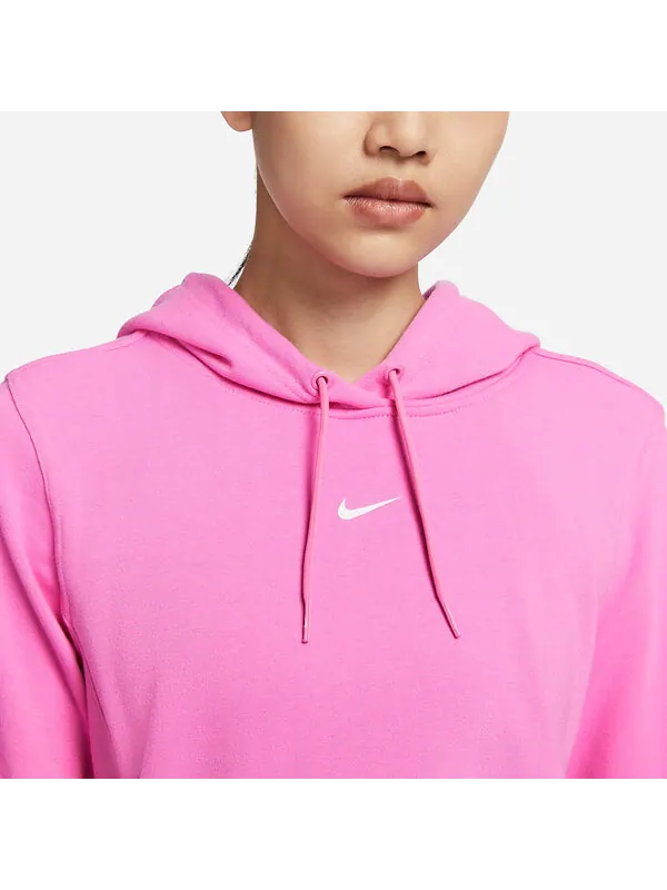 Толстовка dri fit one быстросохнущий французский трикотажный свитер с капюшоном Nike — изображение 2 из 4, розовый