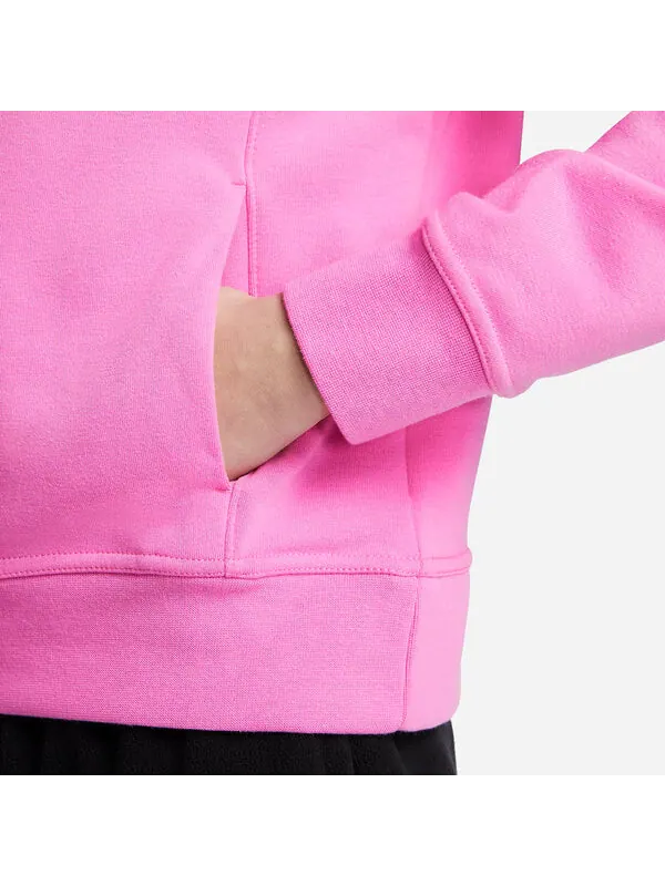 Толстовка dri fit one быстросохнущий французский трикотажный свитер с капюшоном Nike — изображение 3 из 4, розовый