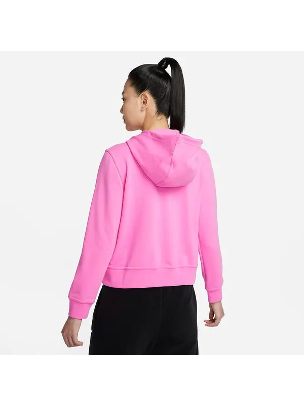 Толстовка dri fit one быстросохнущий французский трикотажный свитер с капюшоном Nike — изображение 4 из 4, розовый