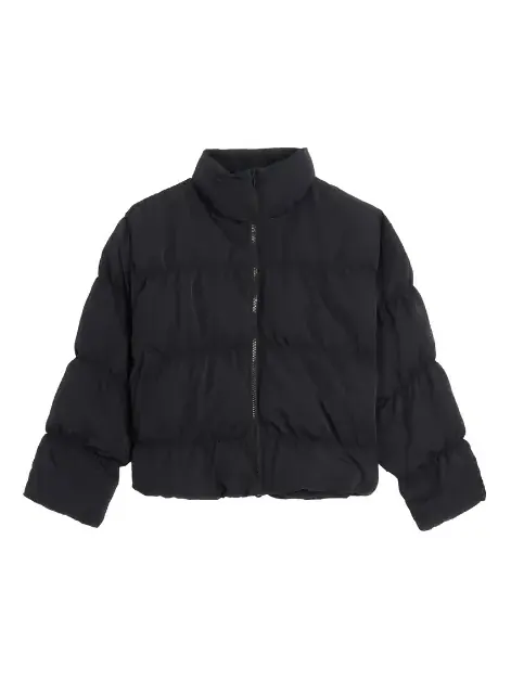 Куртка (WMNS) Air Jordan Puffer Jacket 'Black' — изображение 1 из 4, черный/черный