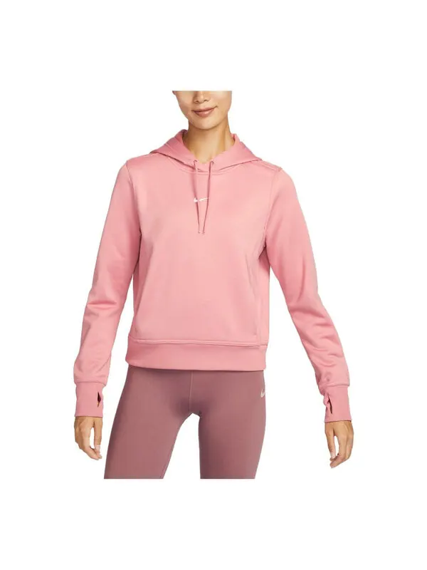 Толстовка (WMNS) Nike Flight Fleece pullover hooded top 'Pink' — изображение 1 из 4, розовый