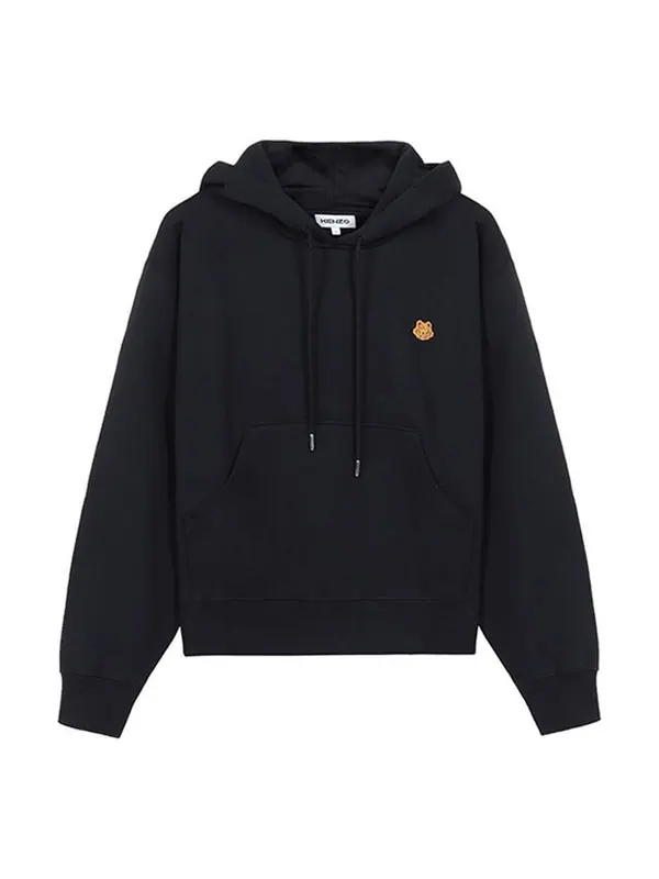 Свитер ss21 small tiger head embroidered loose version hoodie black Kenzo — изображение 1 из 4, черный