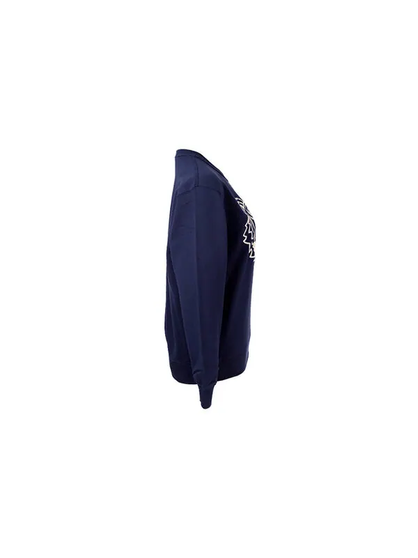Свитер ss21 tiger pattern round neck pullover hoodie navy blue Kenzo — изображение 4 из 4, синий