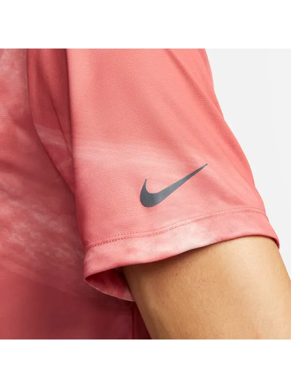 Футболка dri fit run division rise 365 футболка Nike — изображение 3 из 4, розовый/розовый