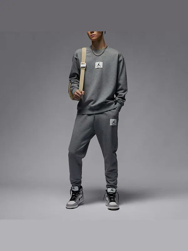 Свитер Essentials свитшот с логотипом Air Jordan — изображение 3 из 3, серый/белый