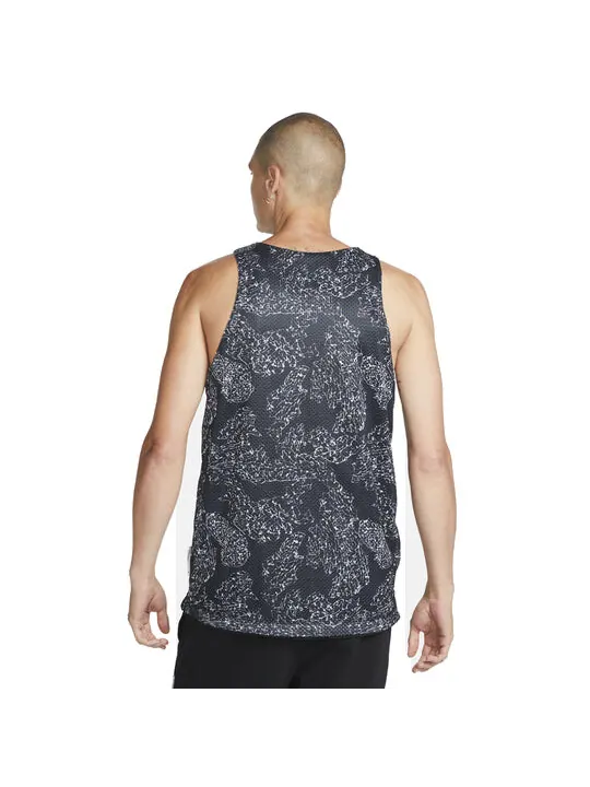 Джерси dri fit стандартный выпуск двусторонний баскетбольный джерси Nike — изображение 2 из 4, черный/серый