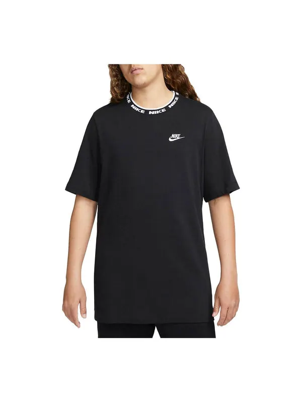 Футболка спортивная одежда клуб короткий рукав топ Nike — изображение 1 из 4, черный/мульти