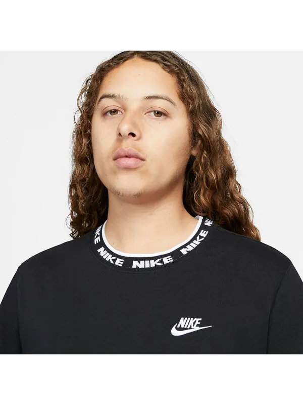 Футболка спортивная одежда клуб короткий рукав топ Nike — изображение 2 из 4, черный/мульти