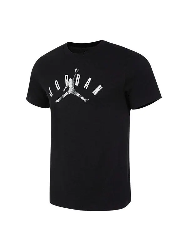 Футболка с логотипом jumpman Air Jordan — изображение 1 из 2, черный/мульти