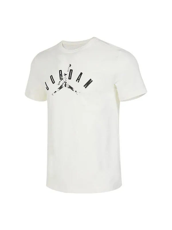 Футболка Air Jordan Jumpman Logo T-Shirt 'White' — изображение 1 из 3, белый/мульти