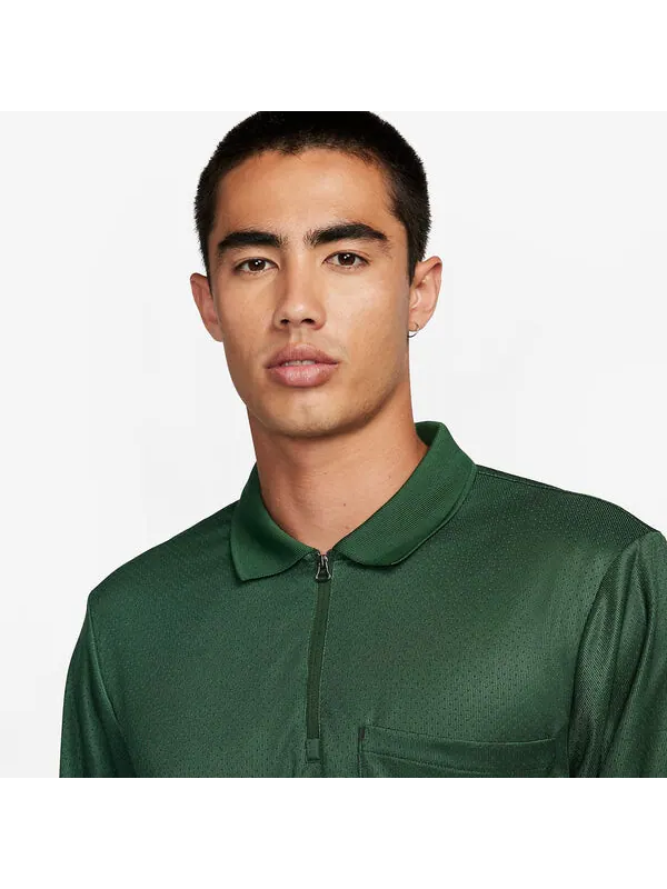 Футболка Nike Sportswear Tech Pack Men's Dri-FIT 1/2-Zip Long-Sleeve Top 'Green' — изображение 2 из 4, зеленый/мульти