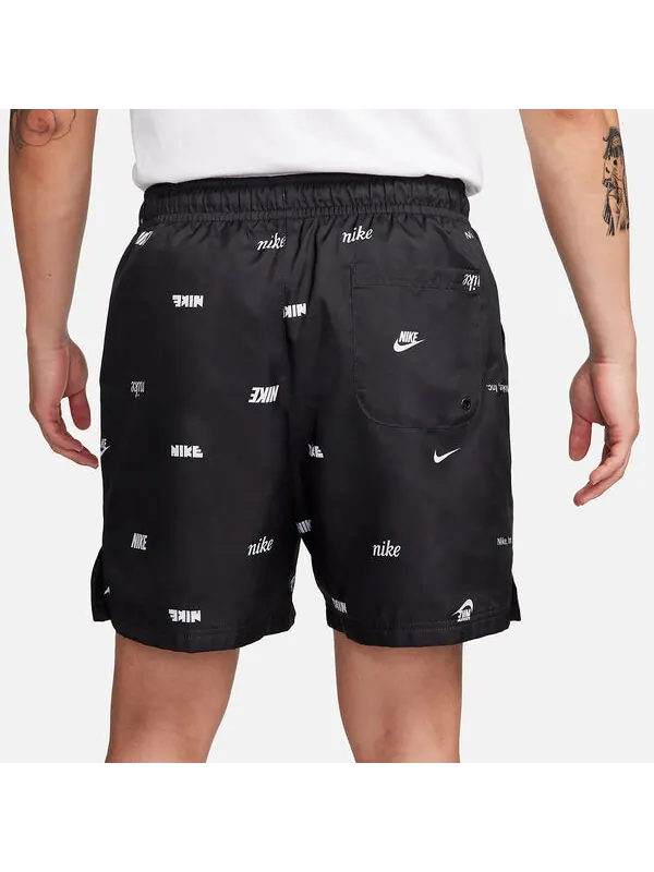 Шорты клубные тканые шорты с принтом по всей поверхности Nike — изображение 2 из 4, черный