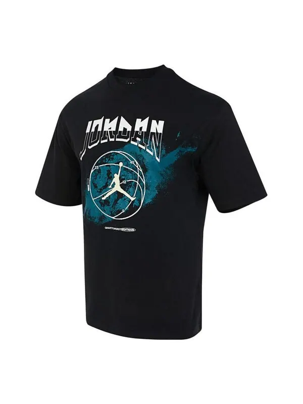Футболка Air Jordan Sport 85 Graphic T-Shirt 'Black' — изображение 1 из 3, черный/мульти