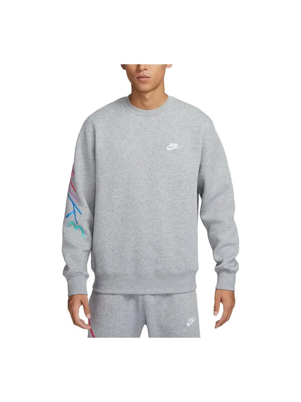 Свитер клубный флисовый свитер Nike — изображение 1 из 1, серый