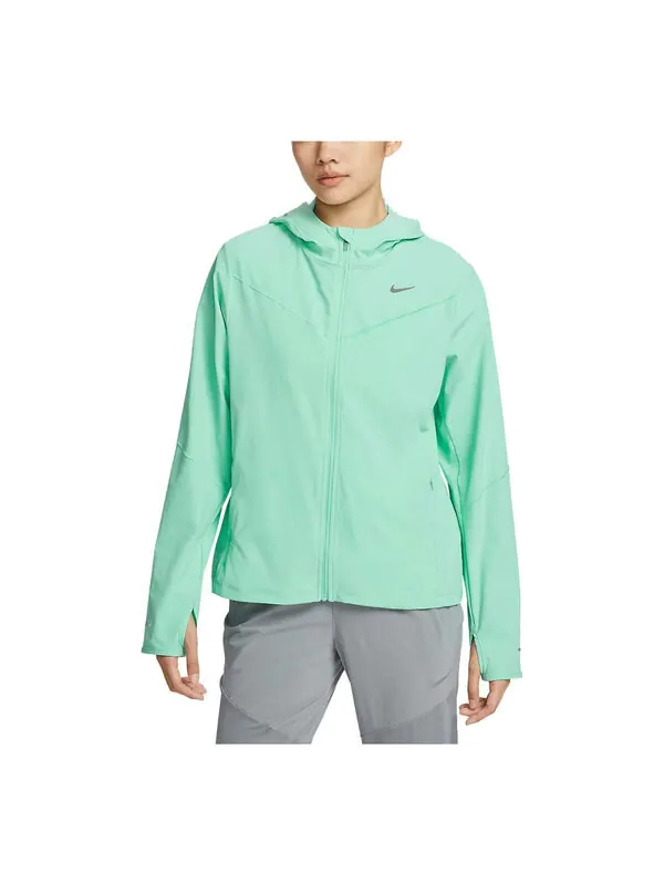 Куртка (WMNS) Nike Swift UV Running Jacket 'Jade green' — изображение 1 из 4, зеленый
