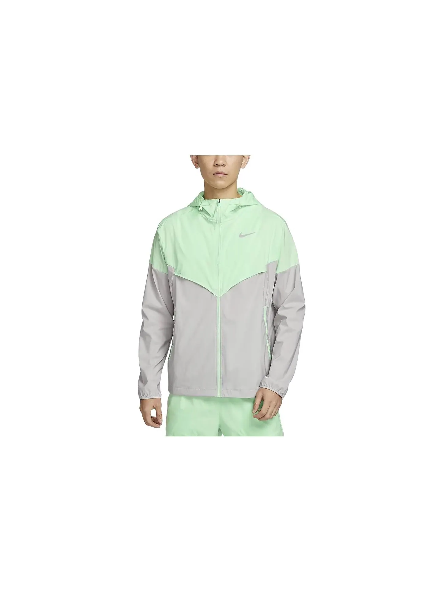 Куртка Nike Windrunner Repel Running — изображение 1 из 3, зеленый