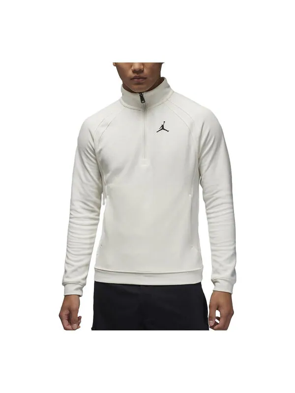 Футболка Air Jordan Sport Golf Half-Zip Top 'White' — изображение 1 из 2, белый