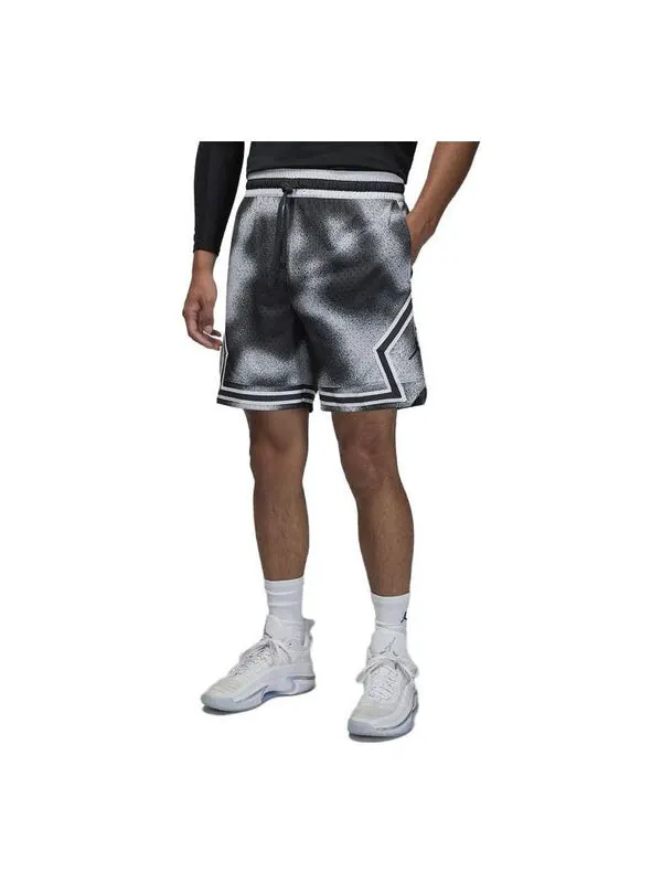 Шорты dri fit sport шорты с ромбовидным узором Air Jordan — изображение 1 из 4, черный/мульти