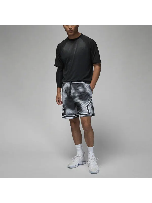 Шорты dri fit sport шорты с ромбовидным узором Air Jordan — изображение 4 из 4, черный/мульти