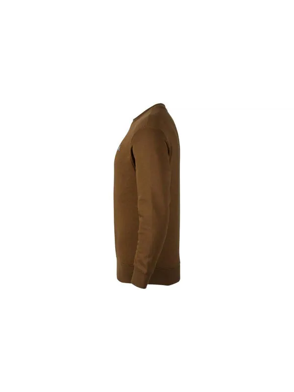 Толстовка Air Jordan Fleece Crewneck Top 'Olive' — изображение 3 из 4, оливковый