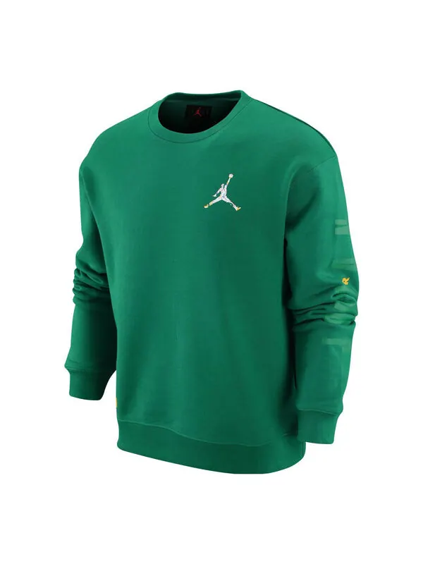 Толстовка Air Jordan Flight Hoodie 'Green' — изображение 1 из 2, зеленый