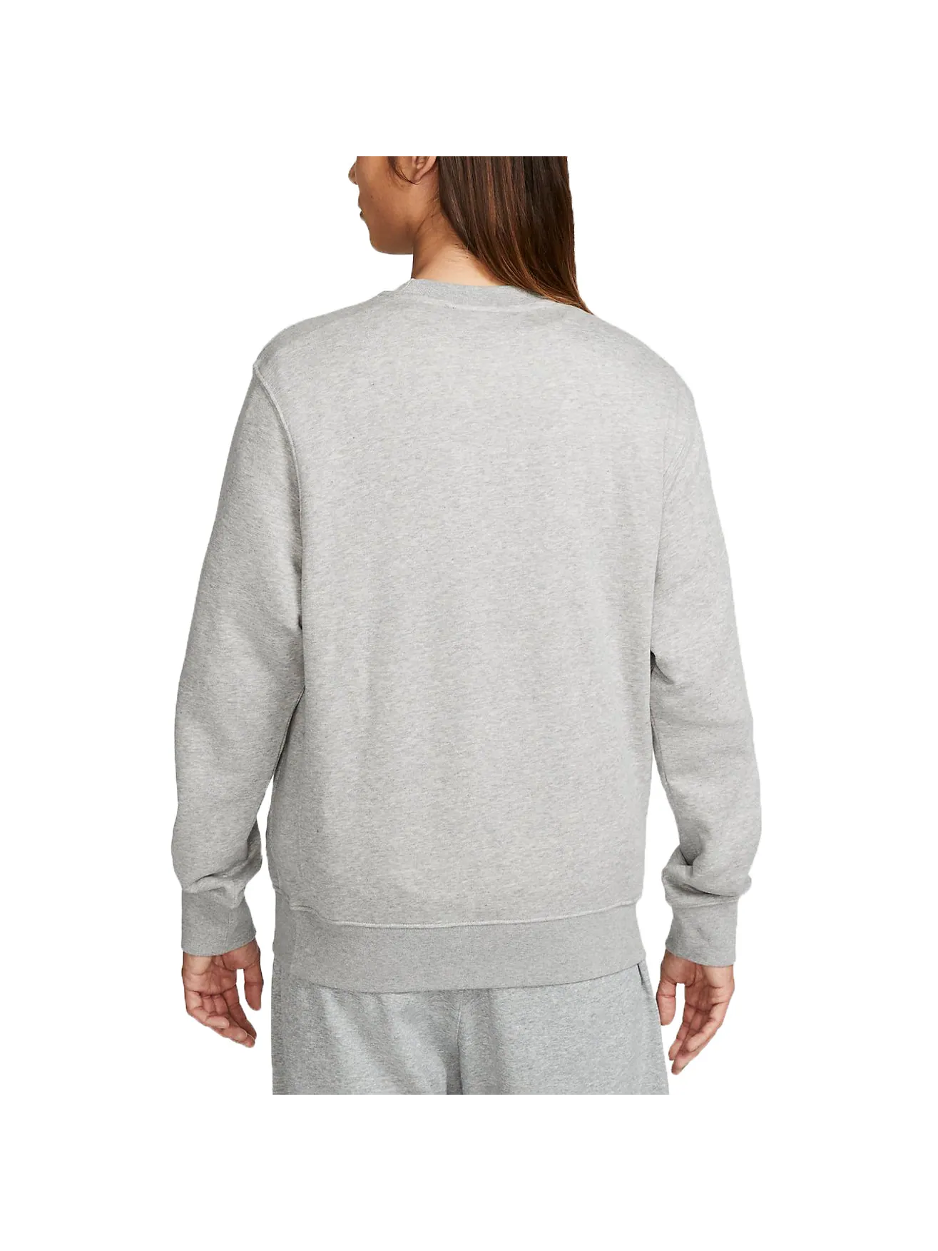 Спортивная толстовка Nike Club French Terry Crew Sweatshirt (Asia Sizing) 'Dark Grey' FB7685-063 — изображение 2 из 2, серый