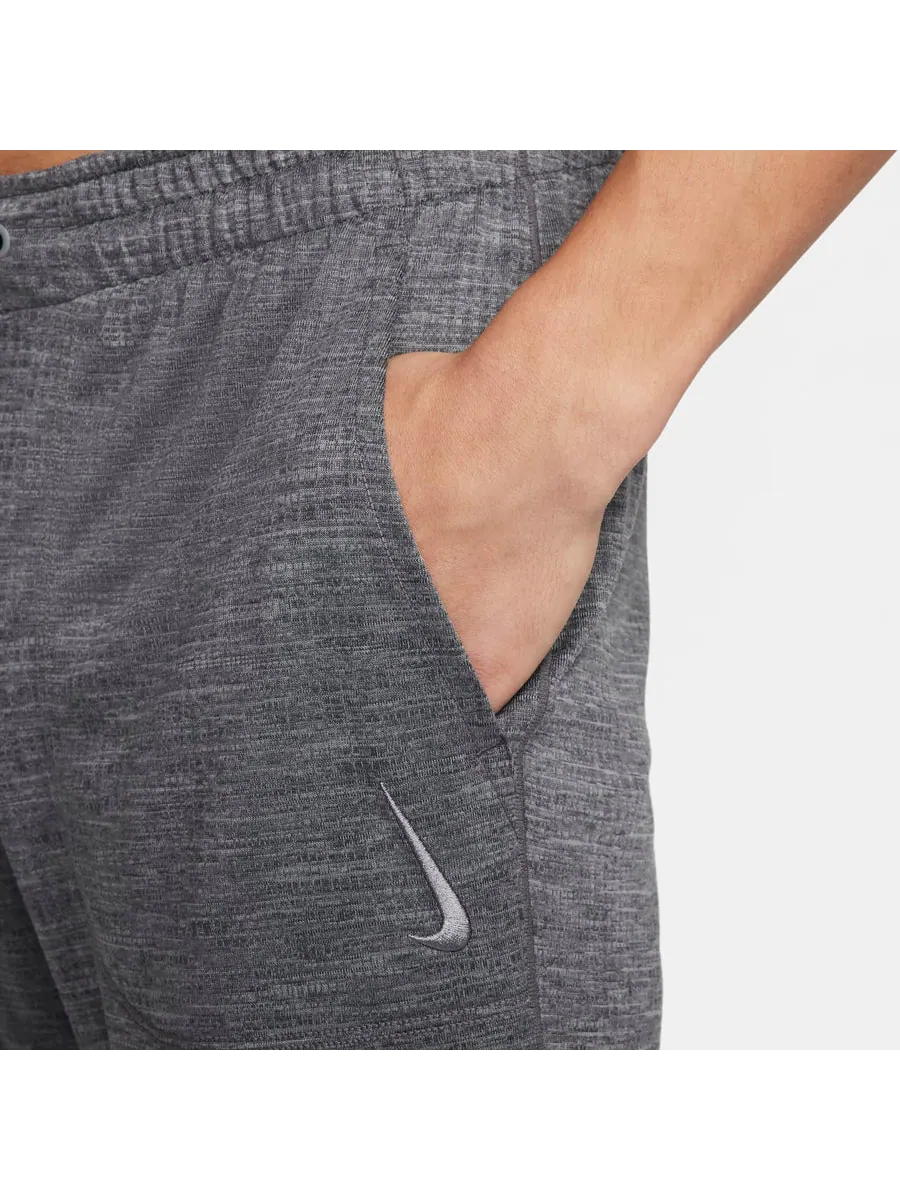 Спортивные брюки Nike Solid Mid-Waist Drawstring Joggers 'Grey' — изображение 3 из 5, серый