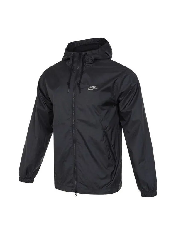 Куртка Nike Club Windbreakers Jacket 'Black' — изображение 1 из 4, черный/мульти