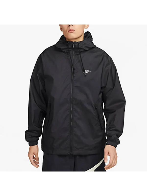 Куртка Nike Club Windbreakers Jacket 'Black' — изображение 3 из 4, черный/мульти