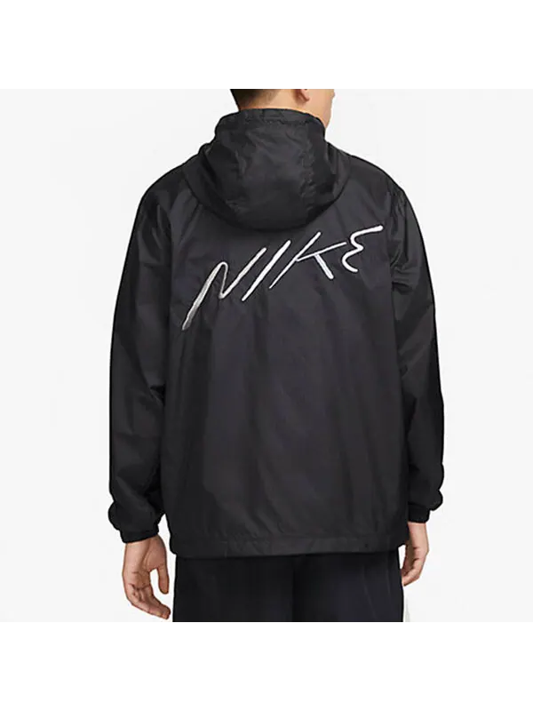 Куртка Nike Club Windbreakers Jacket 'Black' — изображение 4 из 4, черный/мульти