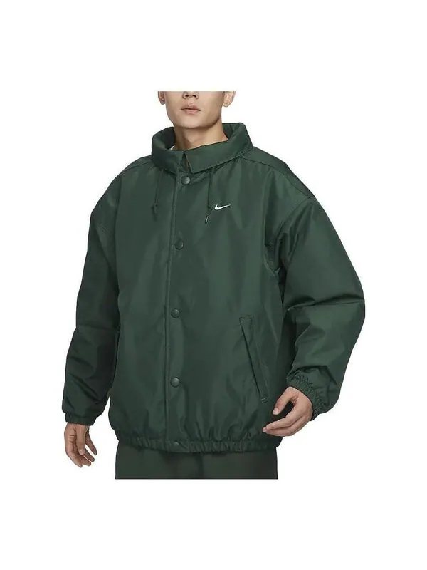 Куртка спортивная одежда соло swoosh пуховик Nike — изображение 1 из 4, зеленый